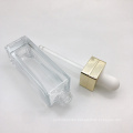 Luxury Clear Empty Glass Serum Cosmetic Dropper Bottle Packaging 30Ml
